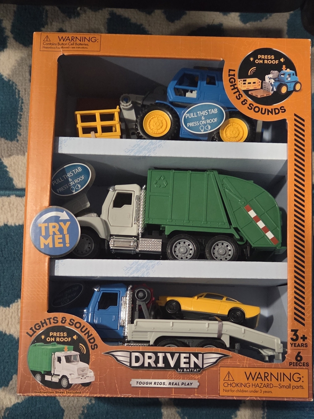Driven Kids Toy Vehicle Playset - Multi-Color